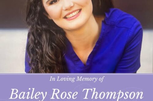 Bailey Rose Thompson, New Braunfels, TX, Obituary, Death In Loving Memory